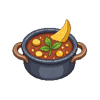 Stew Pot Serving — free pixel art sprite from Adventure Items