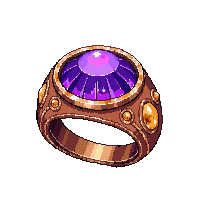Earth Ring — free pixel art sprite from the Adventure Items collection, transparent PNG