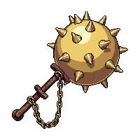 Golden Flail — free pixel art sprite from Adventure Items