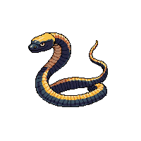 Asp Serpent Small Venomous Hidden Sand — free pixel art sprite from Ancient Egypt