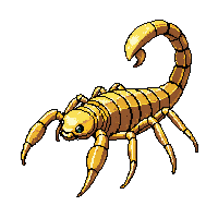 desert scorpion large golden stinger deadly
