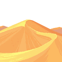 sand dune desert golden rolling wind ripples