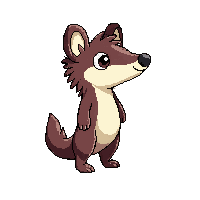 Anteater Baby — free pixel art sprite from Animals Mega Pack
