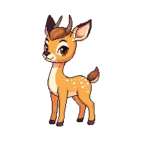 Antelope Baby — free pixel art sprite from Animals Mega Pack