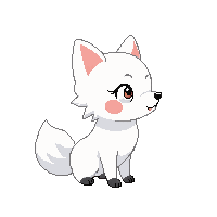 Arctic Fox Baby — free pixel art sprite from Animals Mega Pack