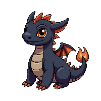 black dragon baby