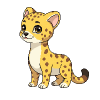 cheetah baby