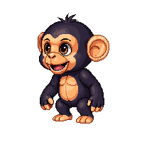 chimpanzee baby