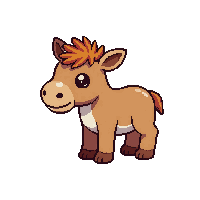 Moose Baby — free pixel art sprite from Animals Mega Pack