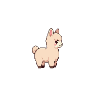Alpaca Chibi — free pixel art sprite from Animals Mega Pack