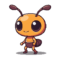 Ant Chibi — free pixel art sprite from Animals Mega Pack