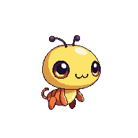 Aphid Chibi — free pixel art sprite from Animals Mega Pack