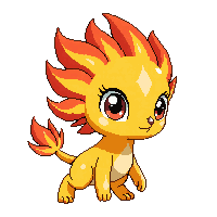 Phoenix Chibi — free pixel art sprite from Animals Mega Pack