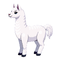 Alpaca — free pixel art sprite from Animals Mega Pack