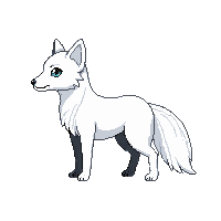 Arctic Fox — free pixel art sprite from Animals Mega Pack