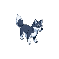 Husky — free pixel art sprite from Animals Mega Pack