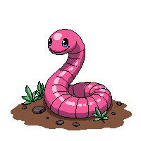 earthworm pink long soil burrowing
