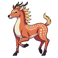 kirin eastern dragon deer elegant