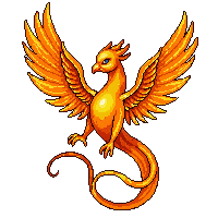 phoenix fire bird golden rebirth