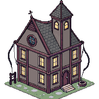 spider black web building waiting