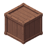 cube block barrel brown top x wood sides