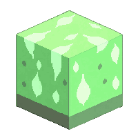 cube block birch leaves light green sparse