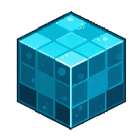 cube block dark prismarine dark teal deep