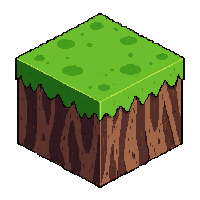 cube block jungle log brown green bark ring