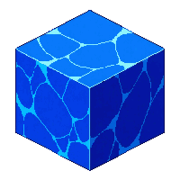 cube block lapis block blue solid deep rich