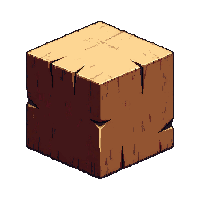 cube block note block brown top note wood