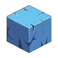 cube block wool blue dyed soft fabric