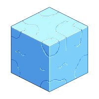 cube block wool cyan dyed soft fabric