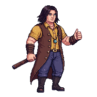 Innkeeper — free pixel art sprite from the Character Set collection, transparent PNG