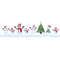 xmas christmas divider line snowman 033 v2 2026 03 06T21 08 30