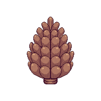 xmas pine cone icon brown 028 2026 03 06T21 08 30