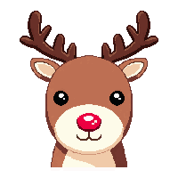 xmas reindeer icon rudolph red 045 v2 2026 03 06T21 08 30