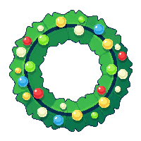 xmas wreath icon circular evergreen 049 v2 2026 03 06T21 08 30