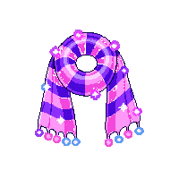 scarf striped enchanted