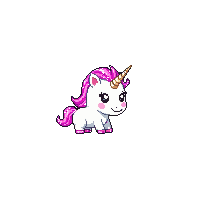 Baby Unicorn — free pixel art sprite from Cute Creatures