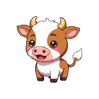 Cow — free pixel art sprite from Cute Creatures