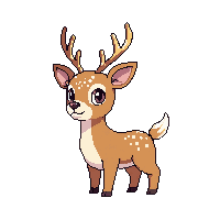 Deer — free pixel art sprite from Cute Creatures