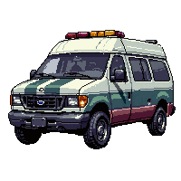 cyberpunk armored van dark tinted windows