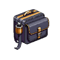 cyberpunk courier jetpack messenger bag fast