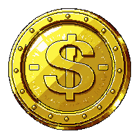 cyberpunk credit chip digital money gold