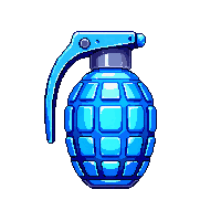 cyberpunk grenade emp pulse blue electric