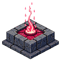 Dungeon Altar Stone Blood Sacrifice Dark Ritual — free pixel art sprite from Dungeon Crawler