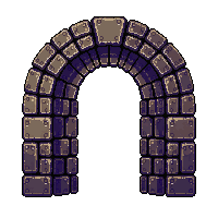 Dungeon Archway Stone Carved Entrance Passage — free pixel art sprite from Dungeon Crawler
