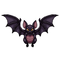 dungeon bat flying swarm dark wings small