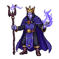 Dungeon Boss Lich Crown Phylactery Dark Magic — free pixel art sprite from Dungeon Crawler