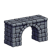 dungeon bridge tile stone narrow crossing gap